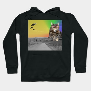 Space Cat and the UFO Squad Hoodie